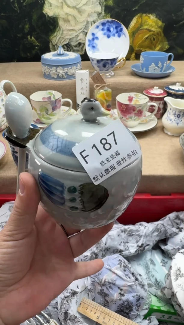 瓷片自**然瓷片    F187