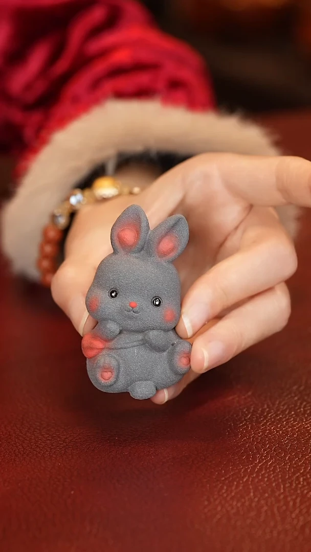 原矿高端紫砂-小兔