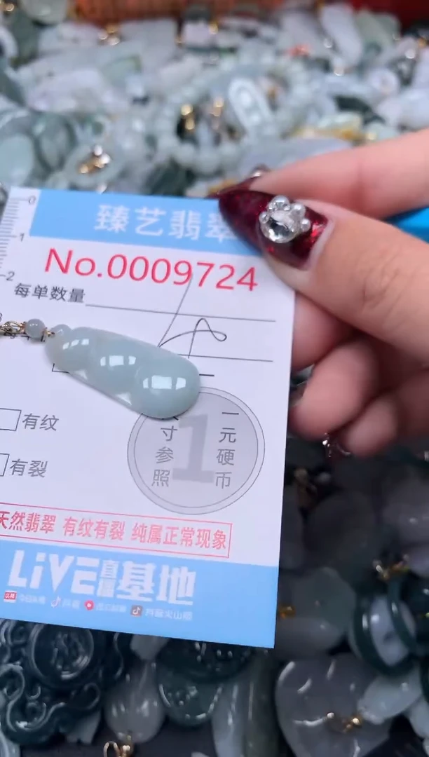 颈饰未镶嵌翡翠9724