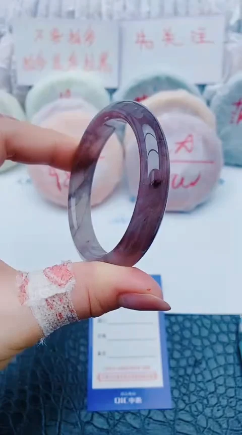 未镶嵌手镯石英质玉w30+55-56