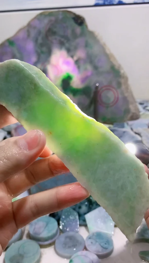 裸石翡翠0蒙0翡翠珠宝565