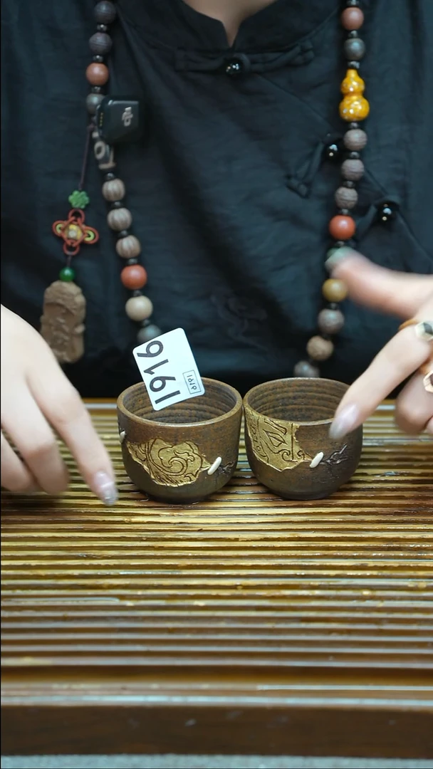 万古烧粗陶手工茶具