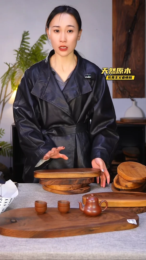 木北美黑胡桃原木.干裂疤结不属于商品质量问题完美主义者慎拍