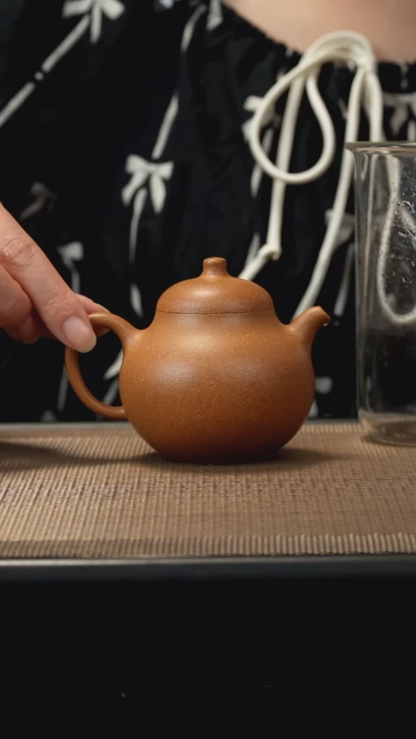 茶壶紫砂黄金段匏瓜175CC
