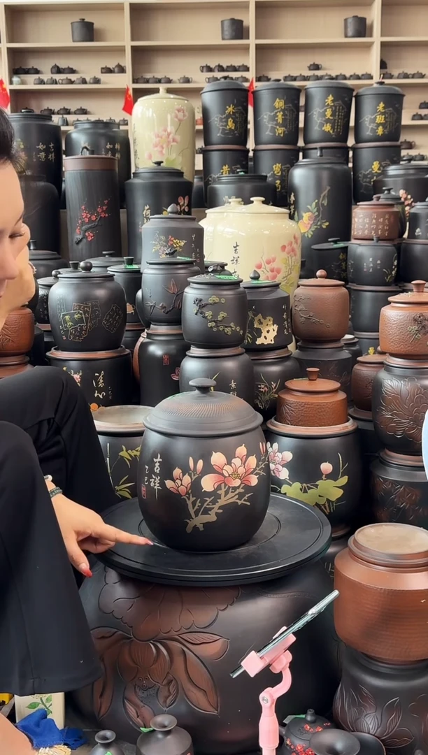 罐完品 彩填茶叶罐  522