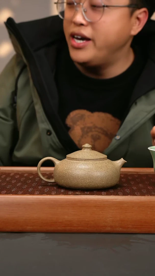 【闪购商品】紫砂茶壶xj 青段 寒江