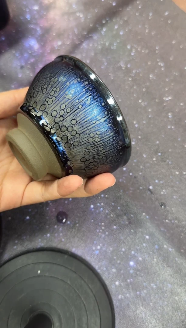 茶盏非遗巨匠黄文勇建窑建盏主人杯008