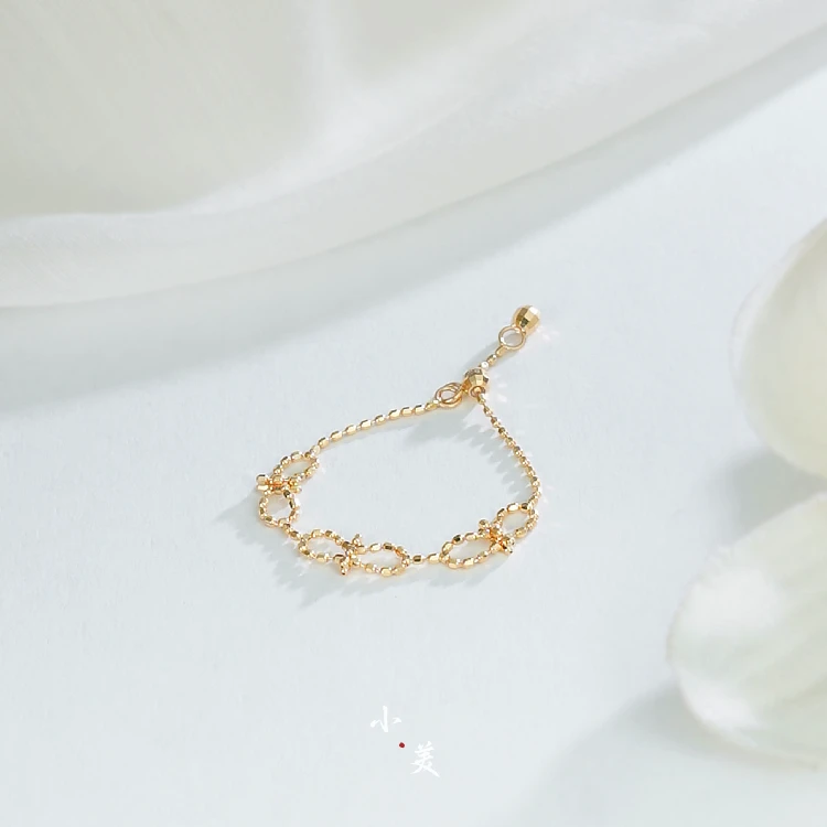 18K金蕾丝抽拉戒指 G4561