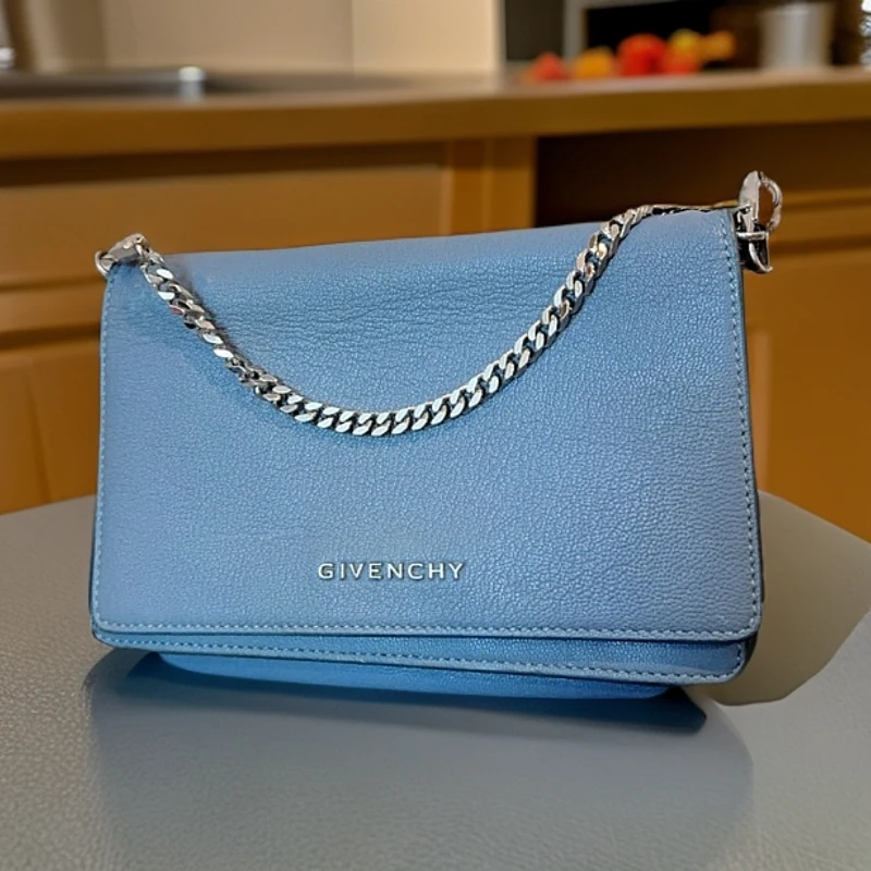 95新 Givenchy/纪梵希 蓝色链条包 1226 2167