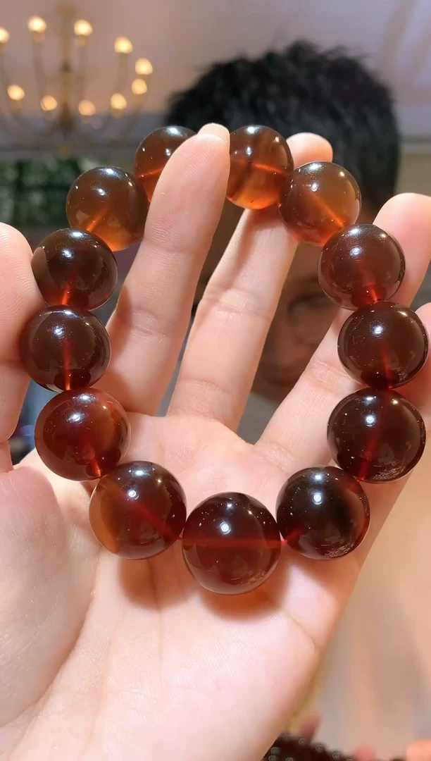 手串琥珀未镶嵌老王严选