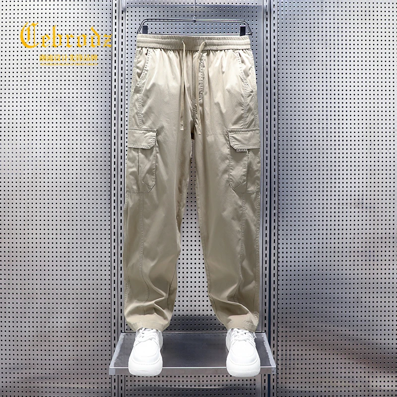 法国Cebrodz秋美式重磅工装休闲裤男新款流行慵懒感直筒百搭宽松