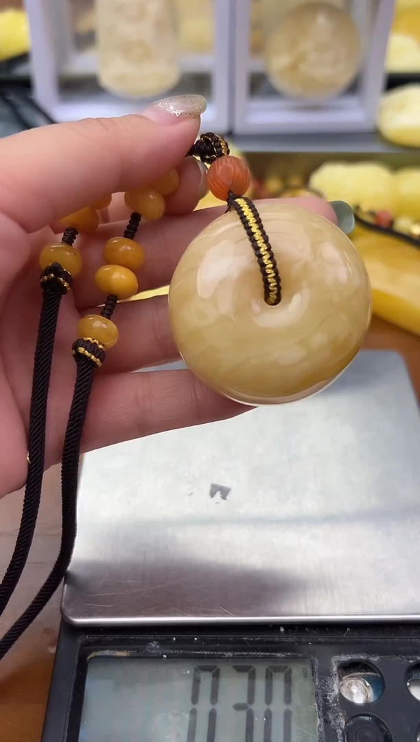 未镶嵌蜜蜡裸石蜜蜡吊坠