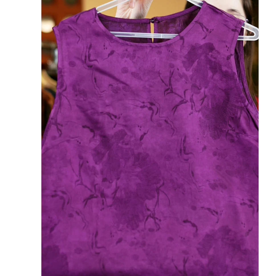 暗涌流光<<非遗美学>>1187圆领无袖百搭双面穿无袖背心