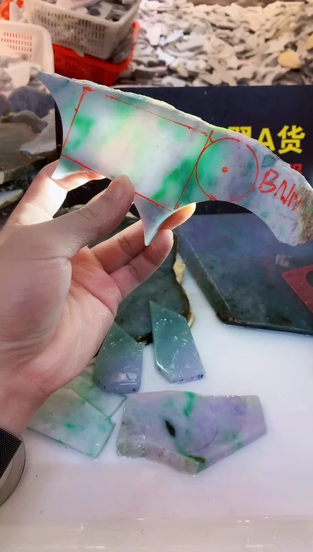 裸石翡翠0朗0翡翠珠宝140