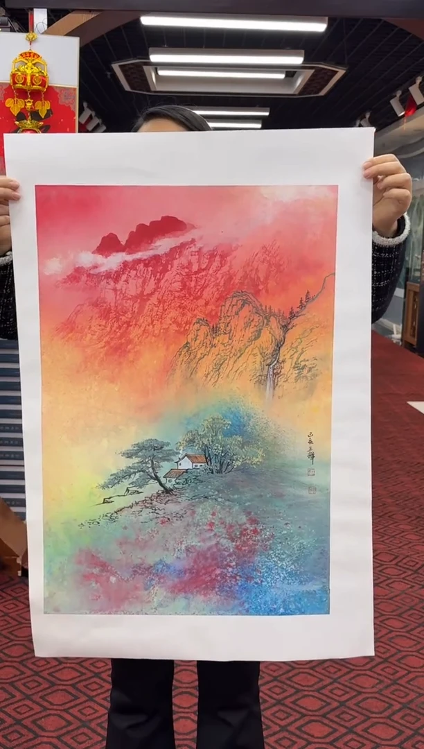 【闪购商品】国画国画绘画山水花鸟