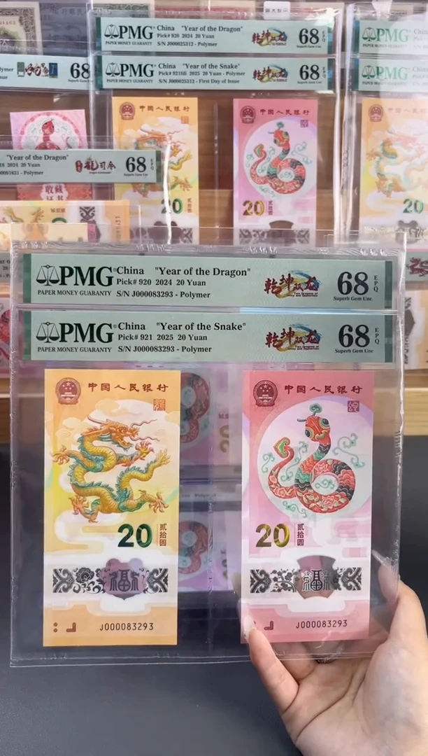 塑料乾坤双龙 全68分 J000083293