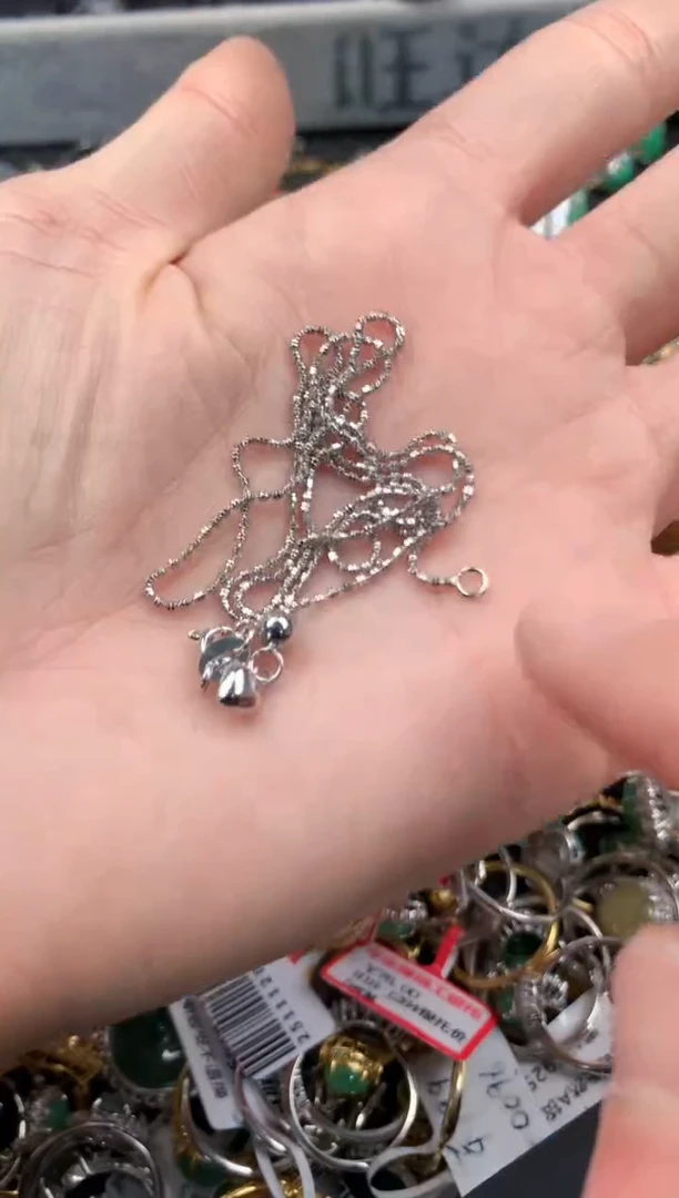 银S925镶嵌戒指翡翠攫*6   10