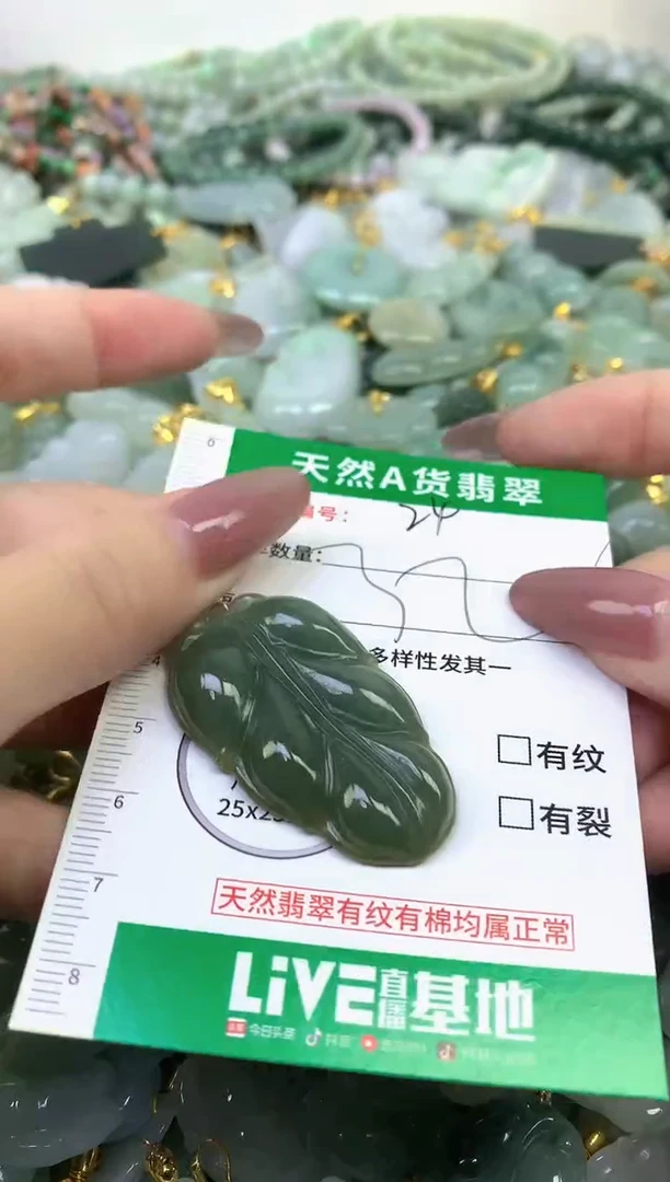 颈饰未镶嵌翡翠纯天然缅甸A货翡翠