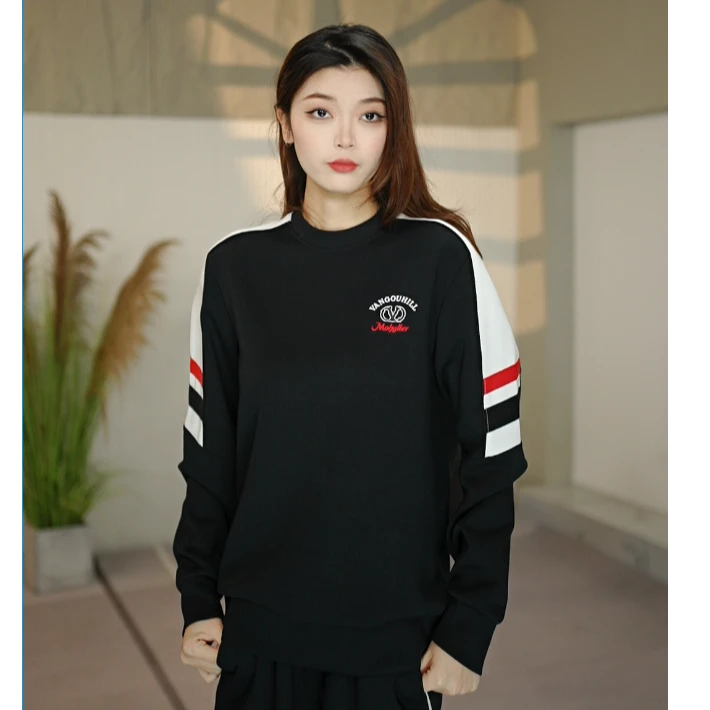 VANGOUHILL/梵高希秋季男士新款潮流时尚帅气高品质圆领卫衣长袖