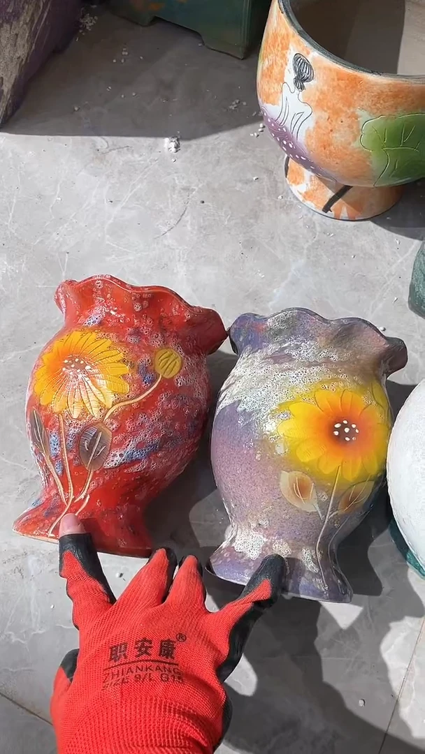 【闪购商品】摆件14-248口12高17    二个