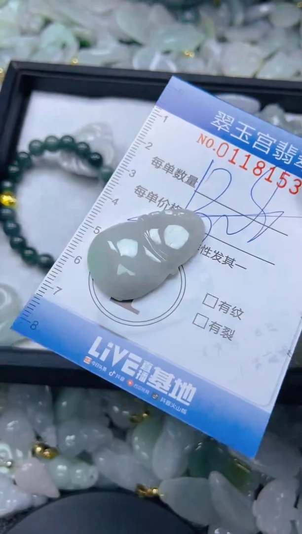 翡翠未镶嵌颈饰闪购0118153