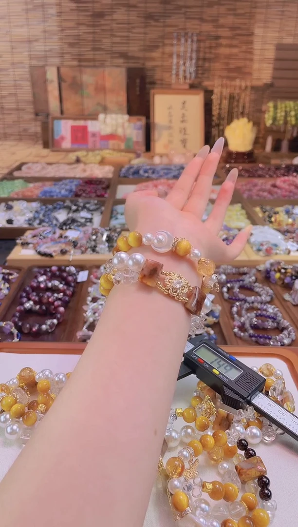 水晶手链合金cb3472cb3472