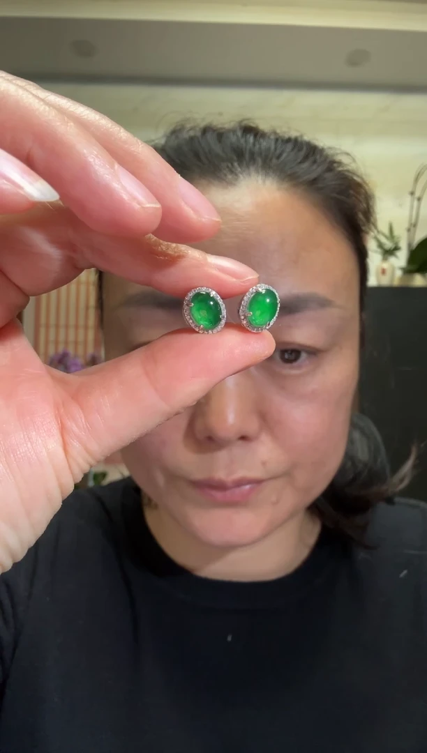 颈饰银S925镶嵌翡翠00006107