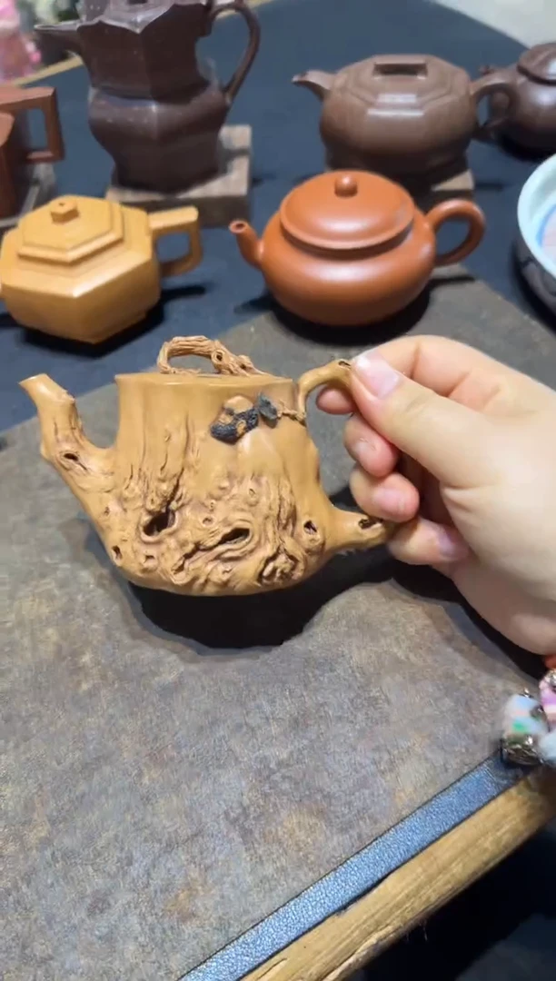 茶壶紫砂纵**海松桩达摩【预售】