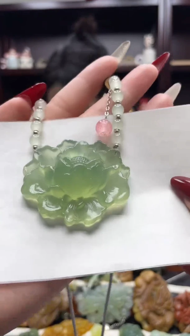 未镶嵌岫玉吊坠多样性发货*拍一发一