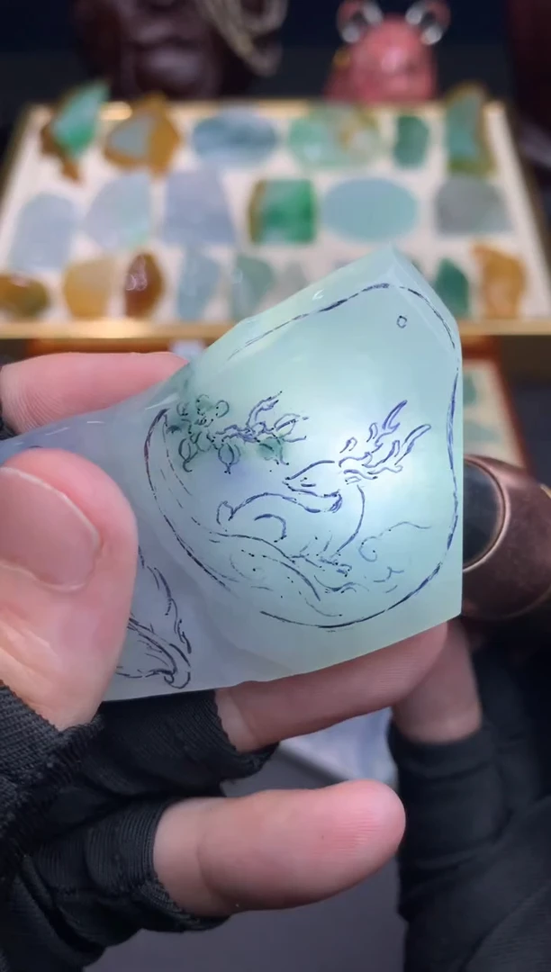 未镶嵌定制翡翠天然翡翠裸石（包工）