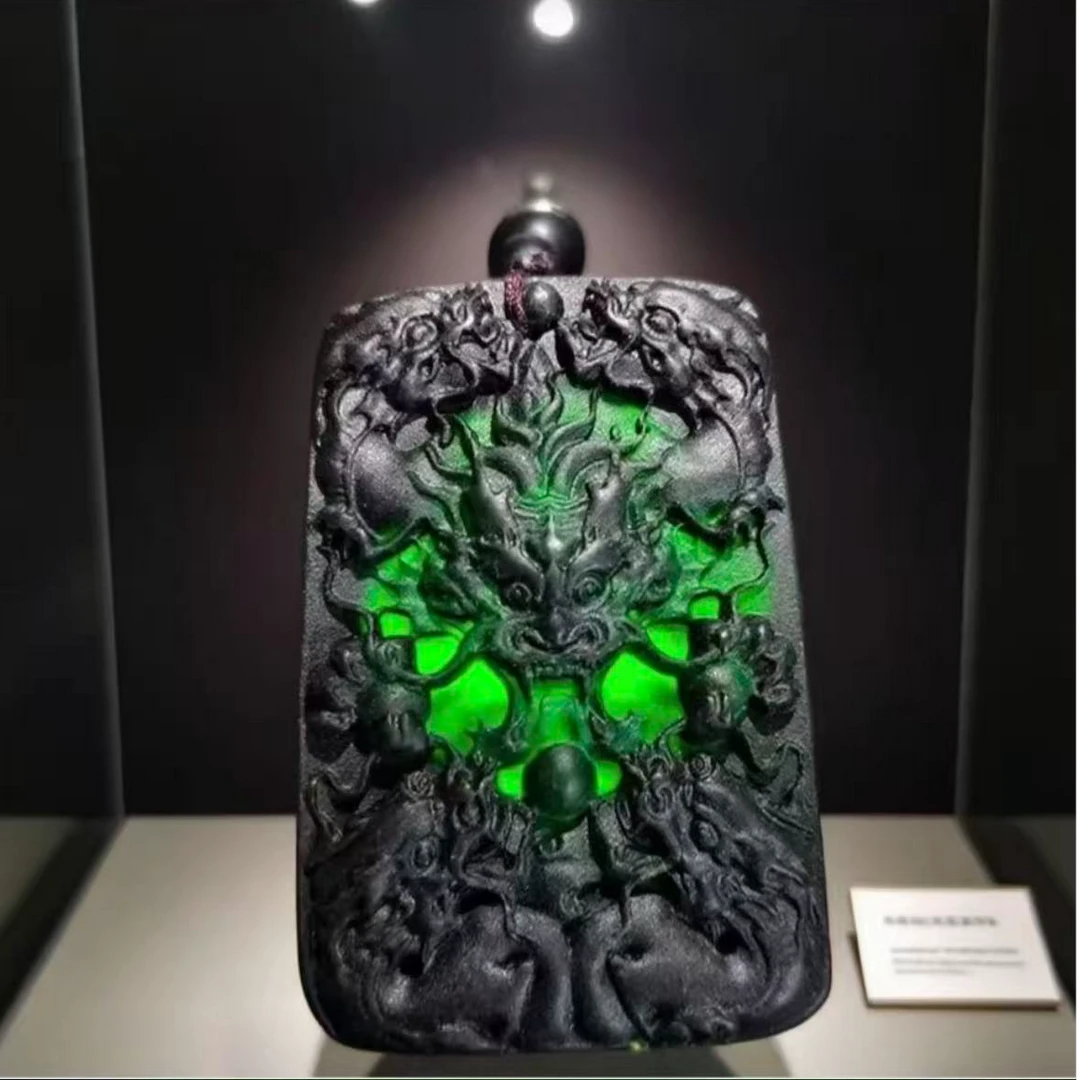 创意饰品墨龙贯月