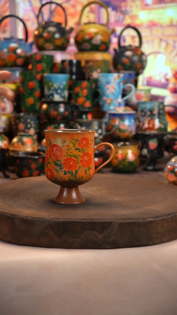 油画   釉下彩   杯子