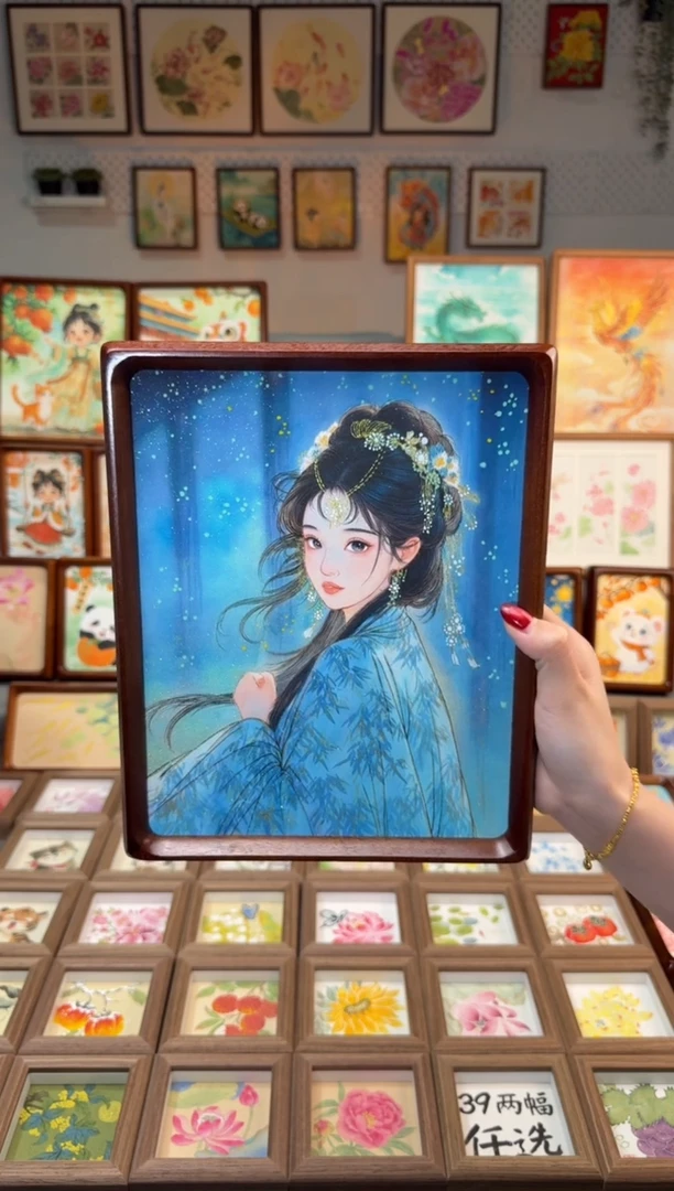 国画飒爽英姿 手绘国画10