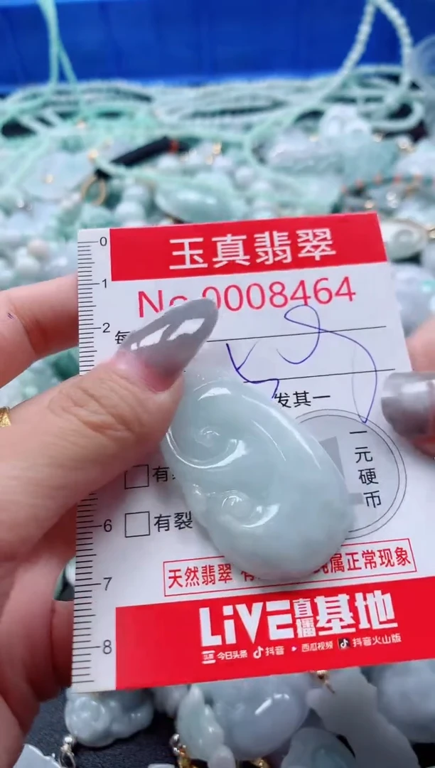 吊坠(不含链)未镶嵌翡翠8464