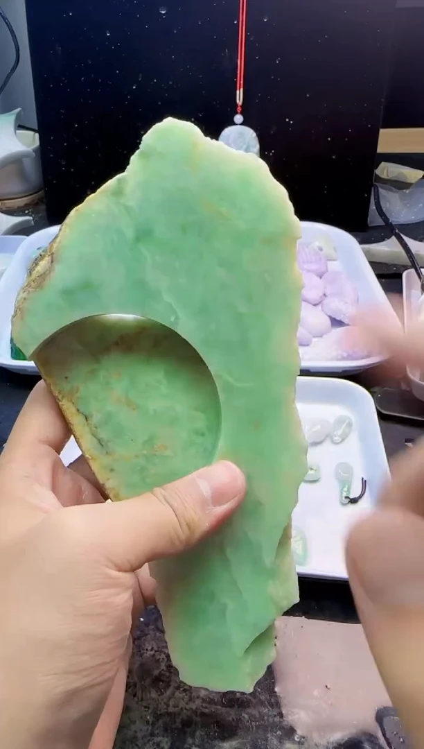 颈饰未镶嵌翡翠水****）044天然A货翡翠