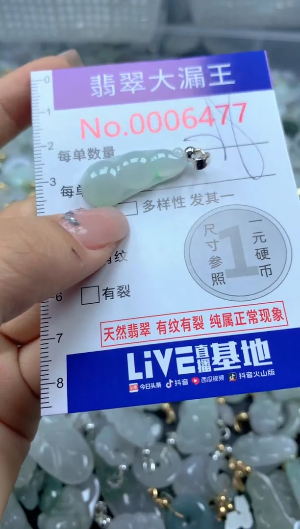 颈饰未镶嵌翡翠6477