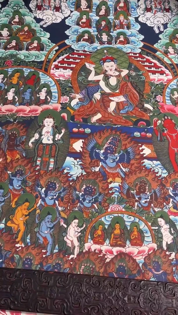 卷轴画路路的唐卡tk160