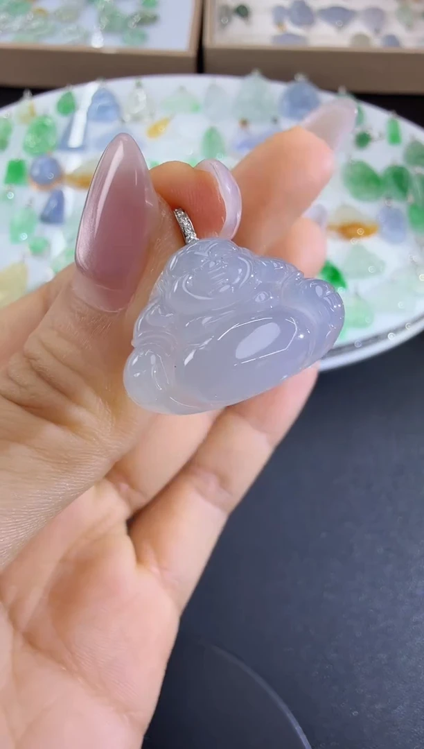 颈饰18K金镶嵌翡翠H1110-1501-125