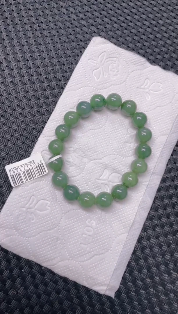 未镶嵌定制翡翠珠串