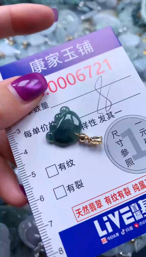 颈饰未镶嵌翡翠6721