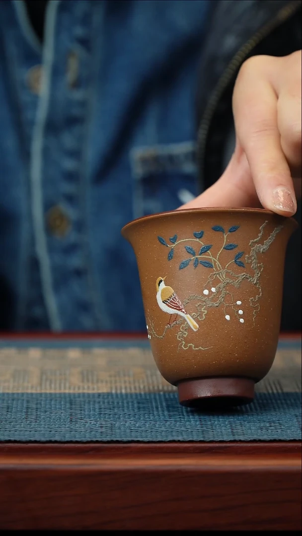紫砂茶杯紫砂主人杯