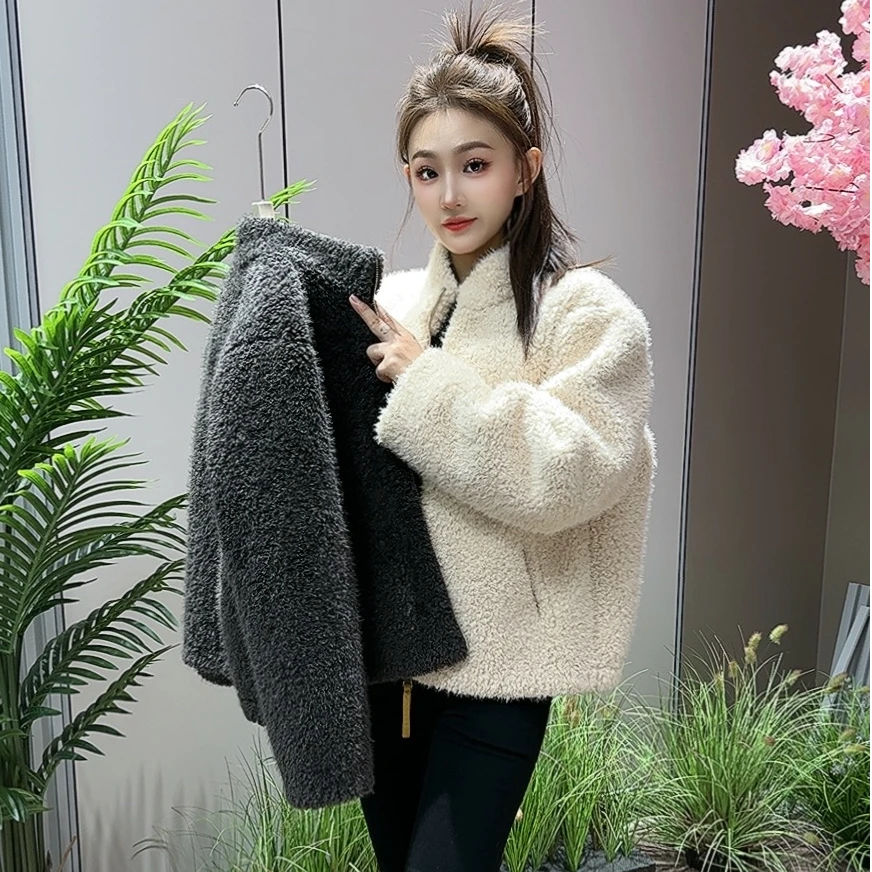 冬季新款时尚立领高端短外套（262）