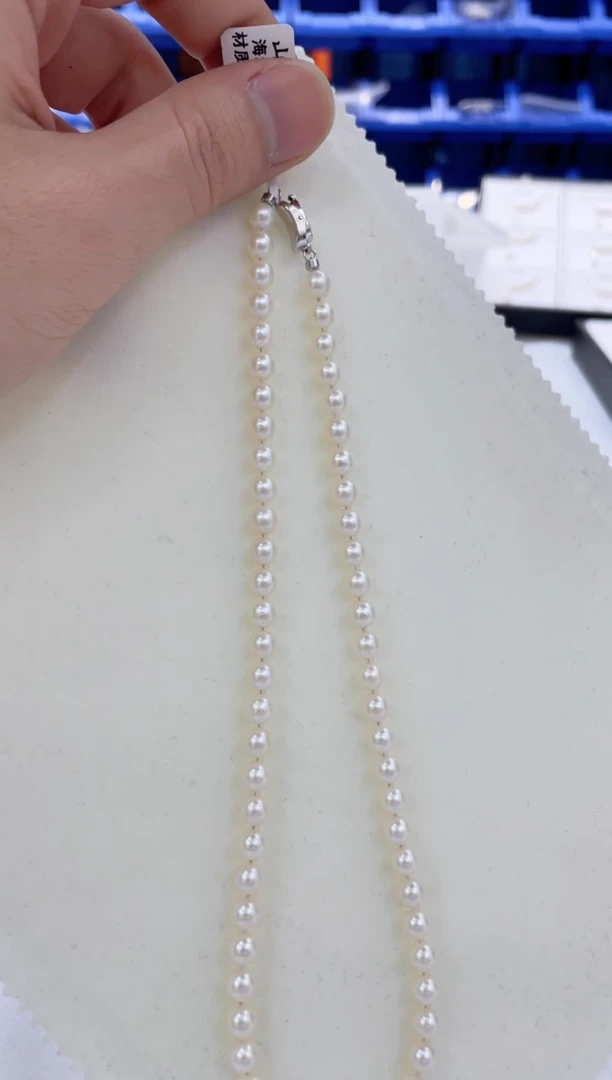 颈饰银S925镶嵌海水珍珠