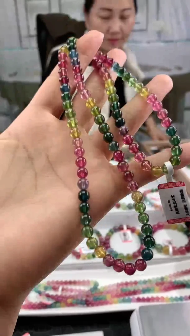 【闪购商品】碧玺手串未镶嵌多样性发一条