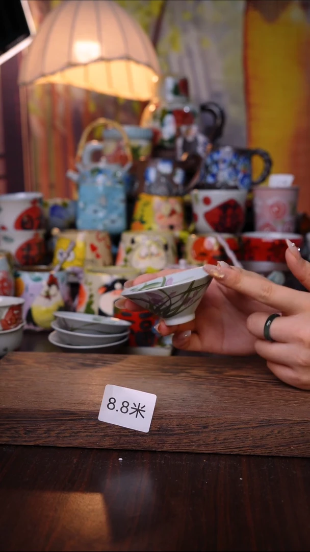 杯子泥垚手作 景德镇手工手绘陶瓷器物