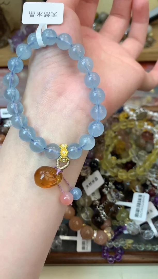 【闪购商品】海蓝宝石手链未镶嵌127