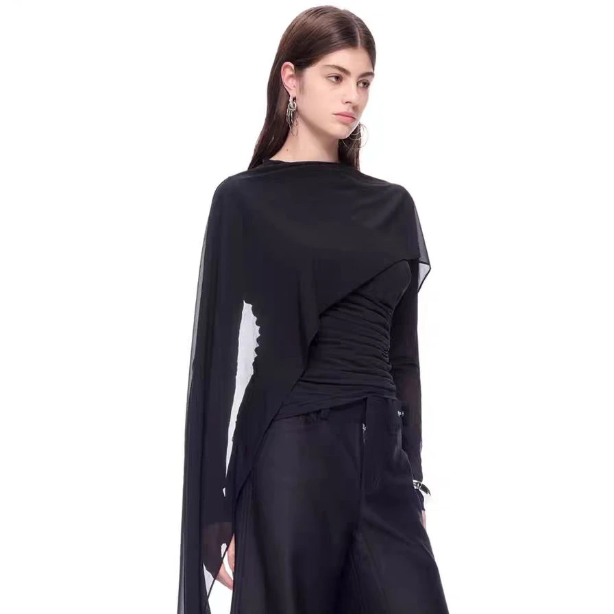 【CNLEEWEI 设计师品牌】SND SS25飘带长袖上衣