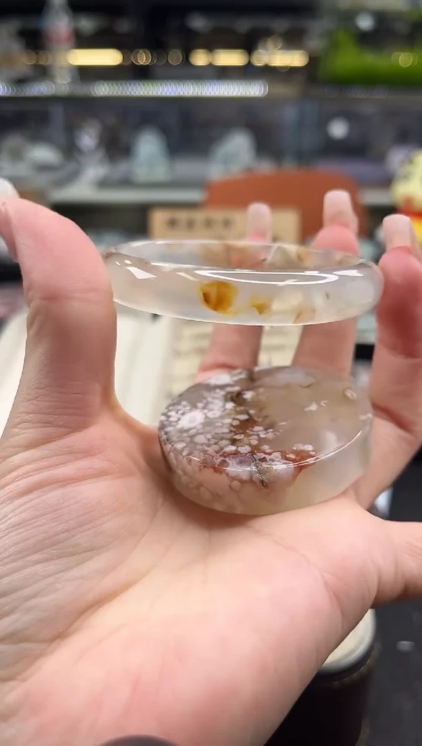 未镶嵌手镯石英质玉54圈口（赠品镯心）6507386