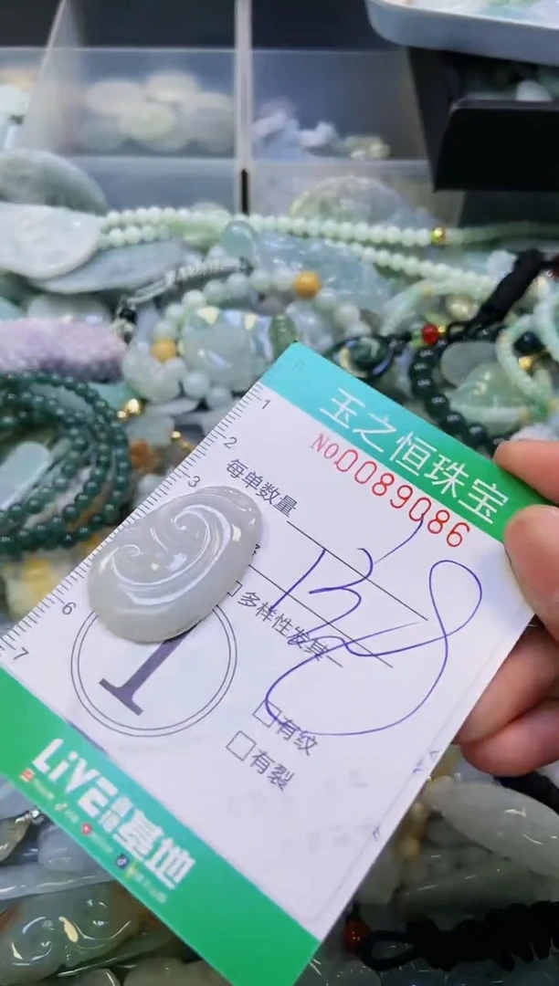 翡翠未镶嵌颈饰闪购0089086