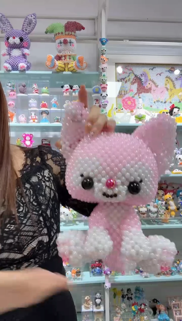 亚克力1158卡8马贝彩玲娜贝儿材料包1套浅粉色